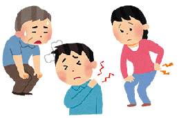 痛みやコリで困ってる人