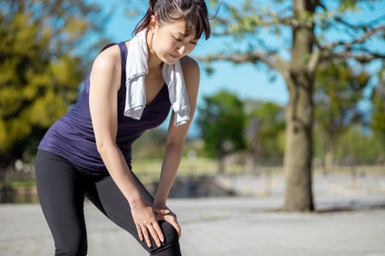 腸脛靱帯炎・ランナー膝にお悩みの図