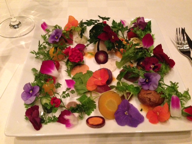 花の料理の画像